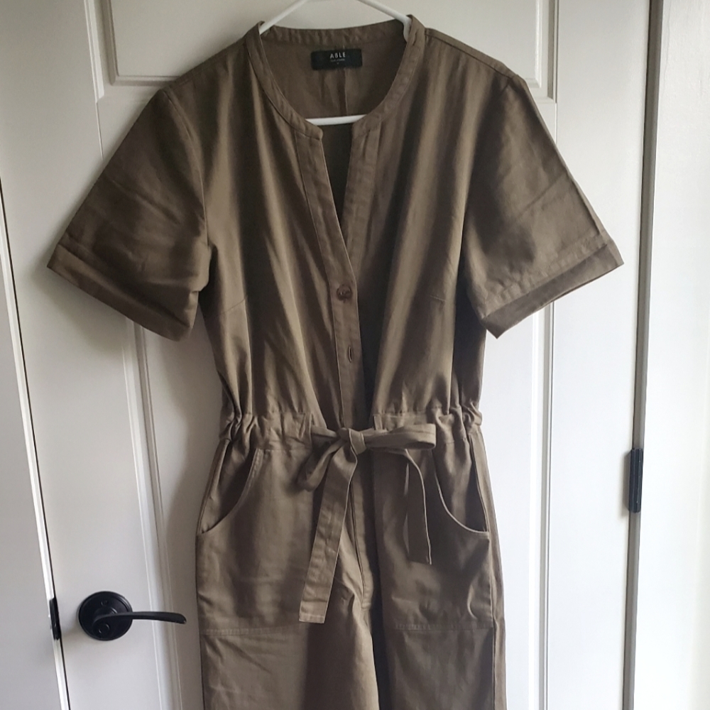 Able Shirley Jumpsuit Olive Medium